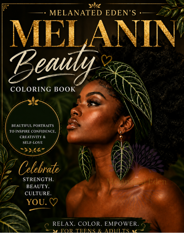 Melanin Beauty Coloring Book